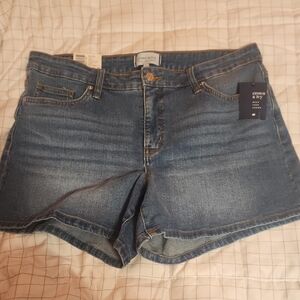 Crown And Ivy Classic Blue Jean Shorts
